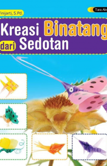 Buku Kreasi Binatang dari Sedotan